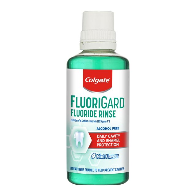 Colgate FluoriGard Daily Rinse Mouthwash Alcohol Free 400ml   400ml GOODS M&S   