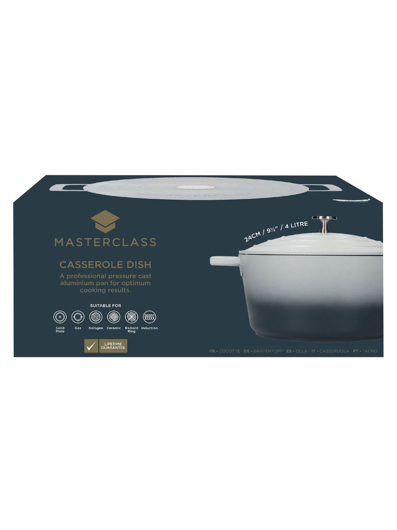 Masterclass Grey casserole dish 4L, imported from the UK