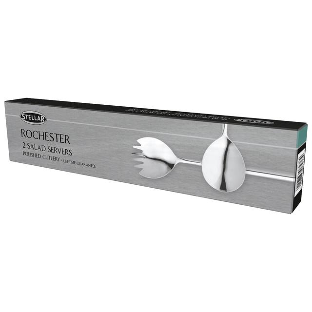 Rochester 18/10 Salad Servers   2 per pack GOODS M&S   