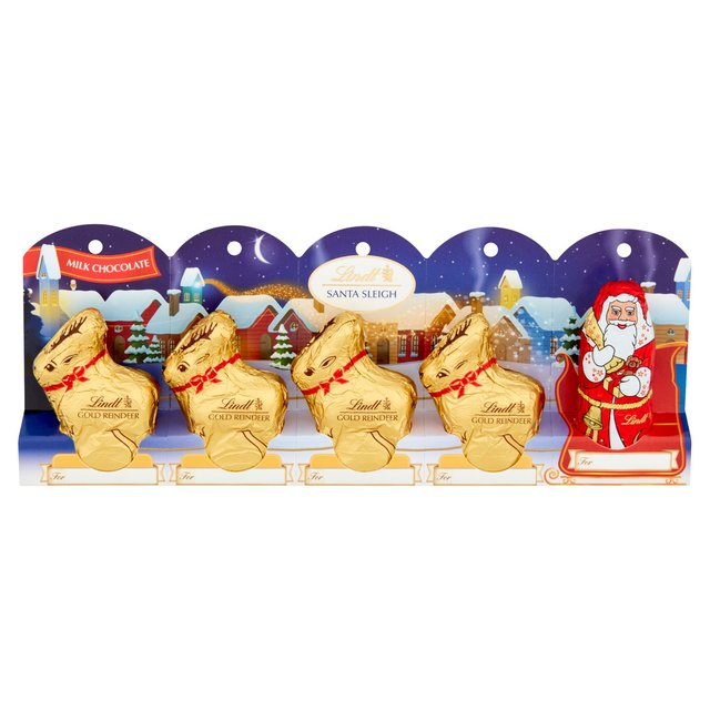 Lindt Santa & Sleigh   5 x 10g