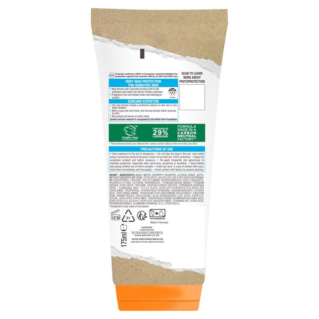 Ambre Solaire SPF 50+ Sensitive Sun Cream    175ml GOODS M&S   