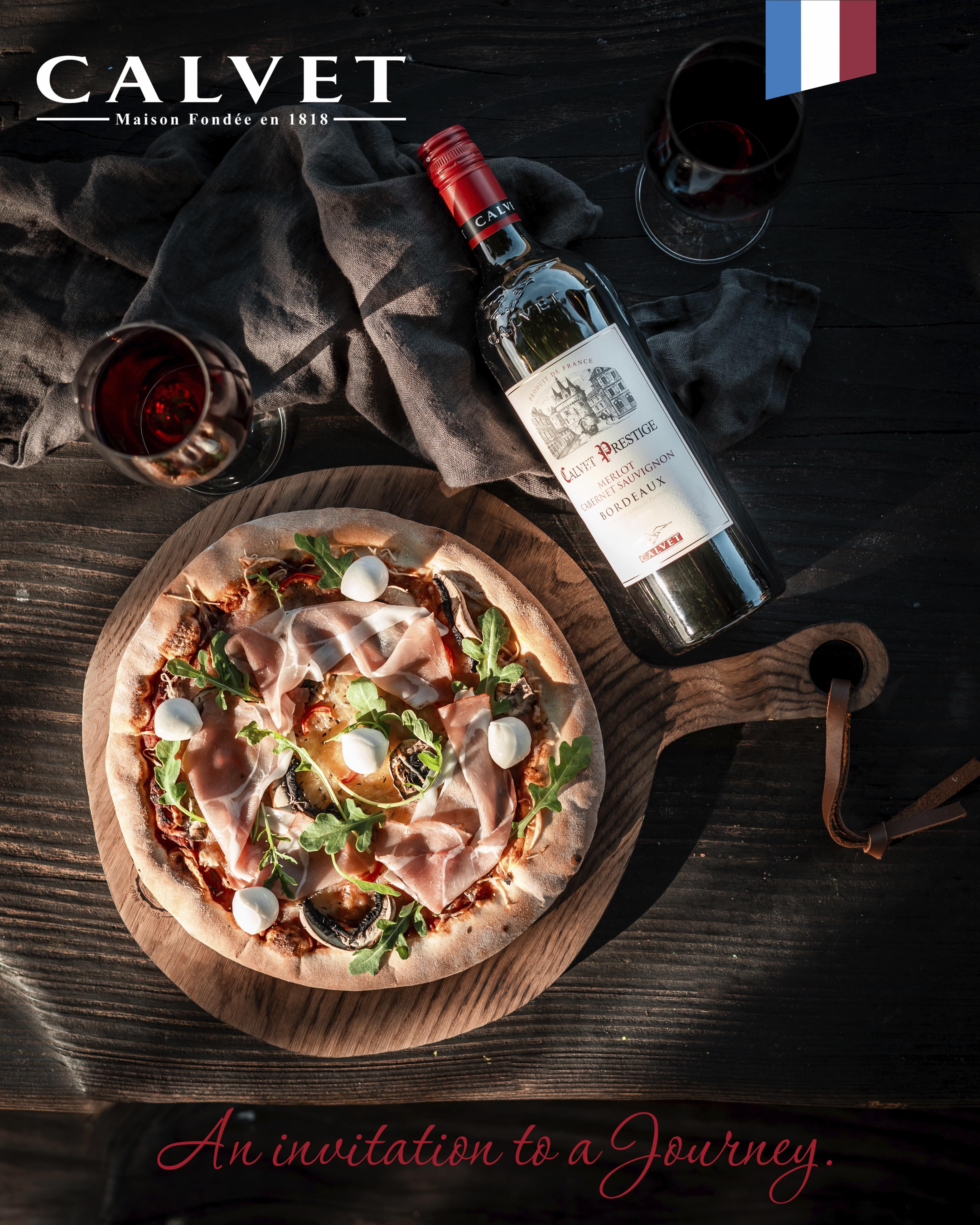 Prestige de Calvet Bordeaux red wine 75cl, imported from the UK