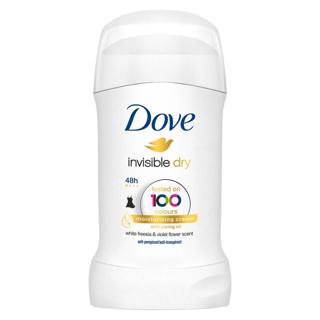 Dove Invisible Dry 48 hours Deodorant Stick for Moisturizing Protection   40ml GOODS M&S   