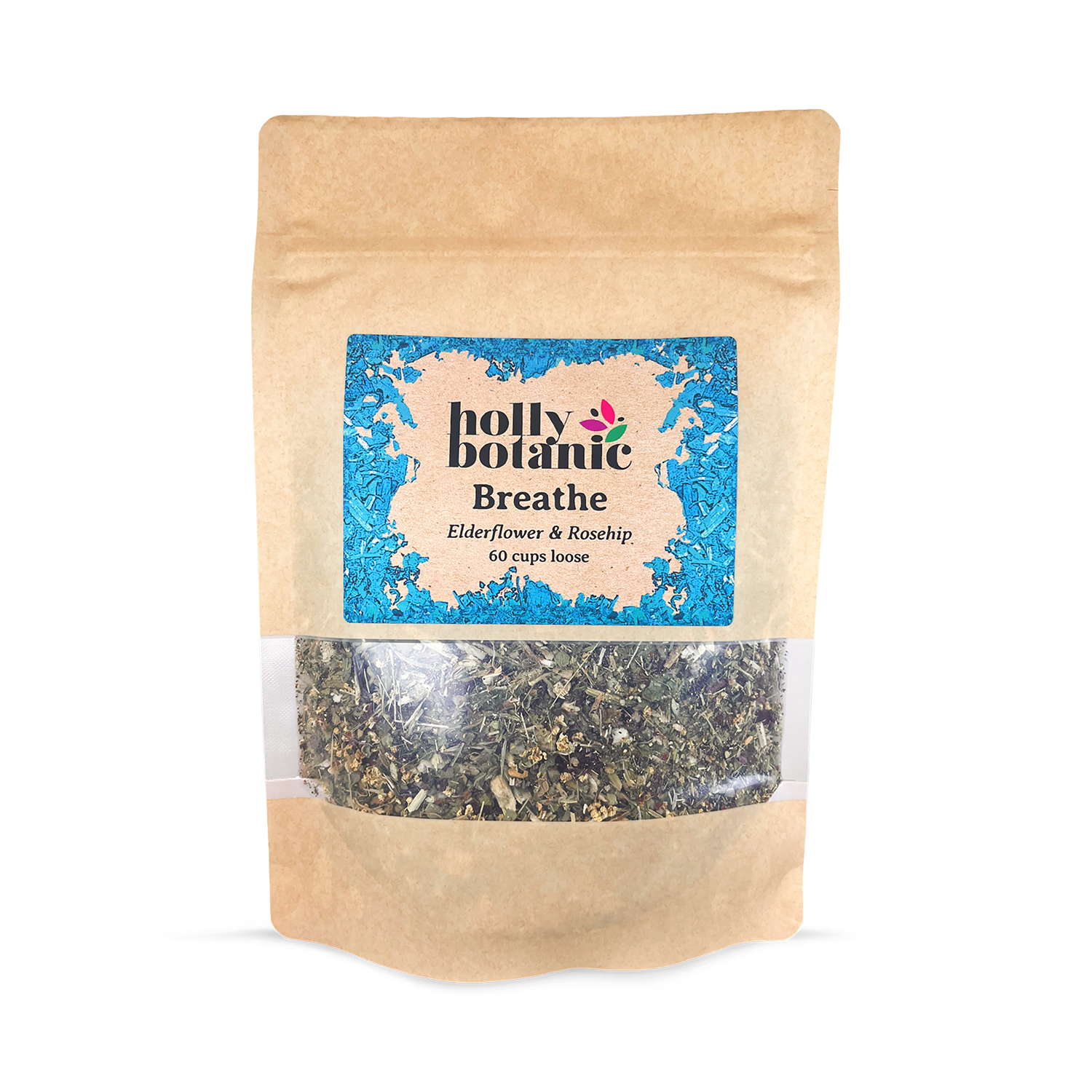 Holly Botanic Breathe Tisane 60 cup loose - British product