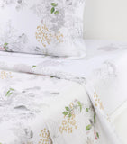 Yves Delorme Orchidee Super King flat sheet (British brand)