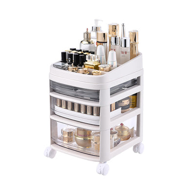Superdrug Livingandhome Removable Cosmetic Storage Organizer White 42cm H- Buy online at McGrocer