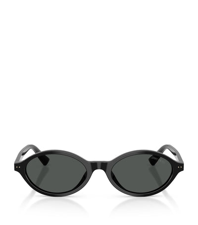 Harrods Jimmy Choo Oval Sunglasses- Buy online at McGrocer