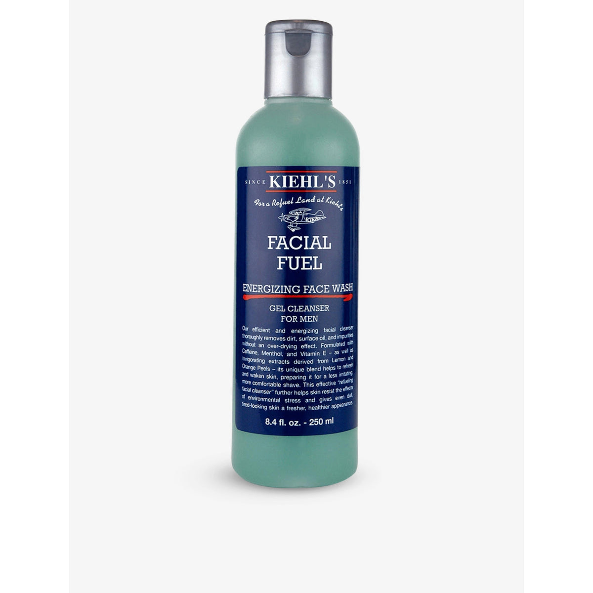 Kiehl's Facial Fuel energising face wash 250ml, imported from the UK