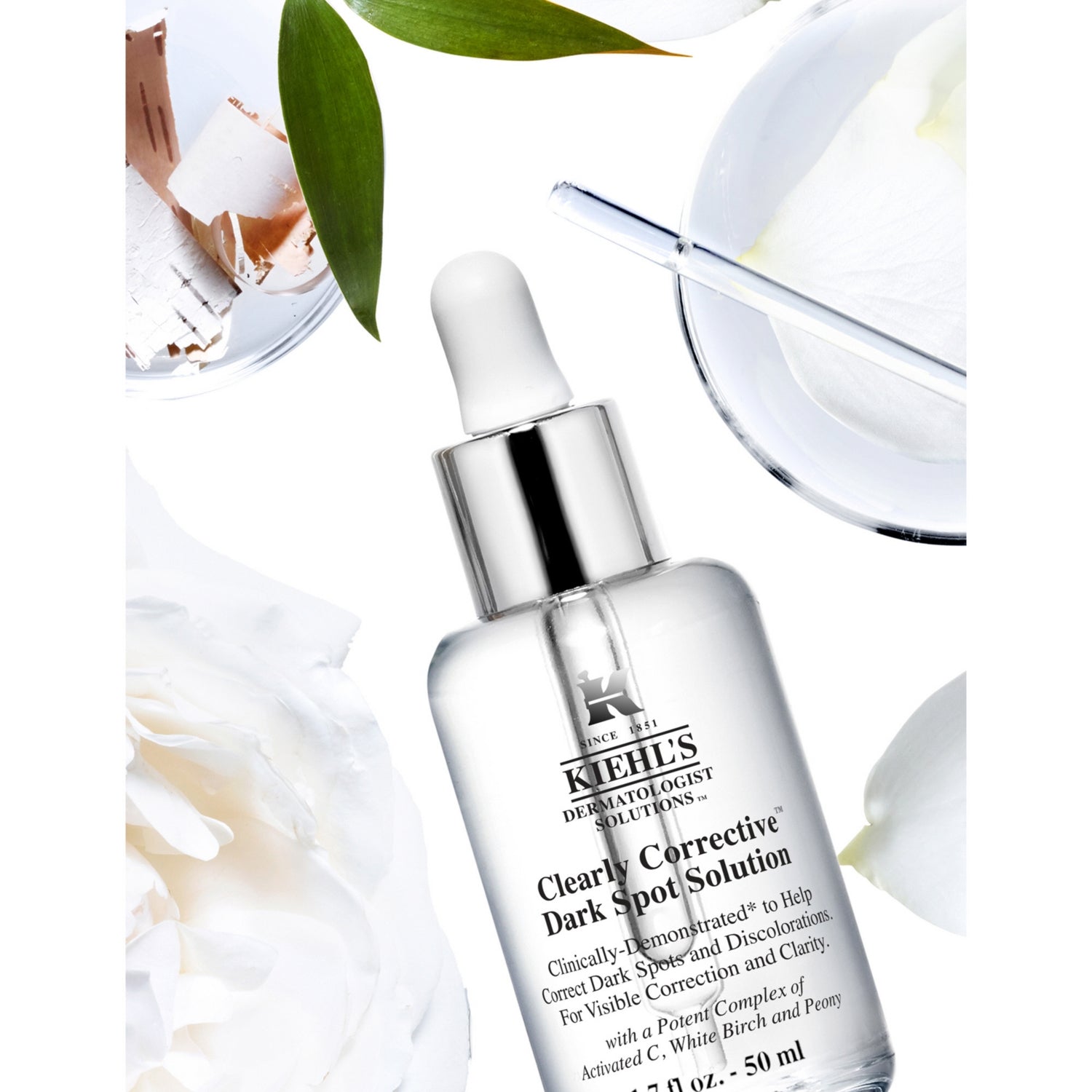 Kiehl's Clearly Corrective dark spot solution 50ml, imported from the UK