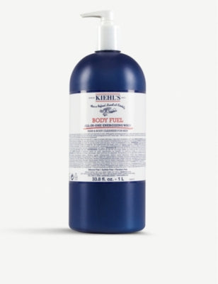 Kiehl's Body Fuel all-in-one energising wash 1L, imported from the UK