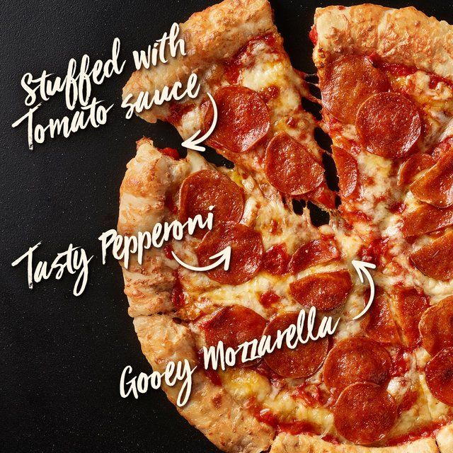 Chicago Town Takeaway Stuffed Crust Pepperoni Medium Pizza   490g GOODS M&S   