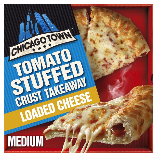 Chicago Town Takeaway Stuffed Crust Cheese Medium Pizza   480g