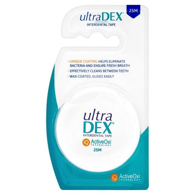 UltraDEX Anti-Bacterial Coated Interdental Tape   20 per pack