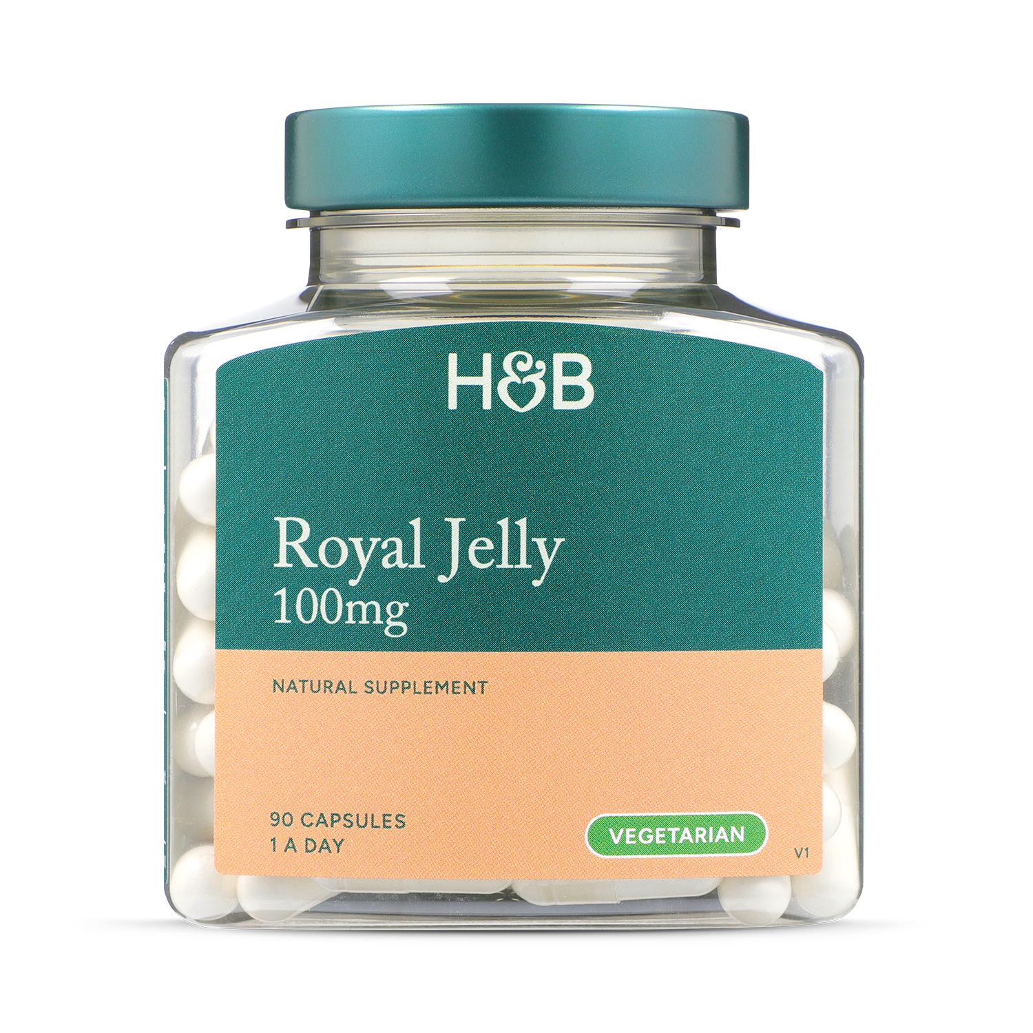 Holland & Barrett Royal Jelly 100mg 90 Capsules, imported from the UK
