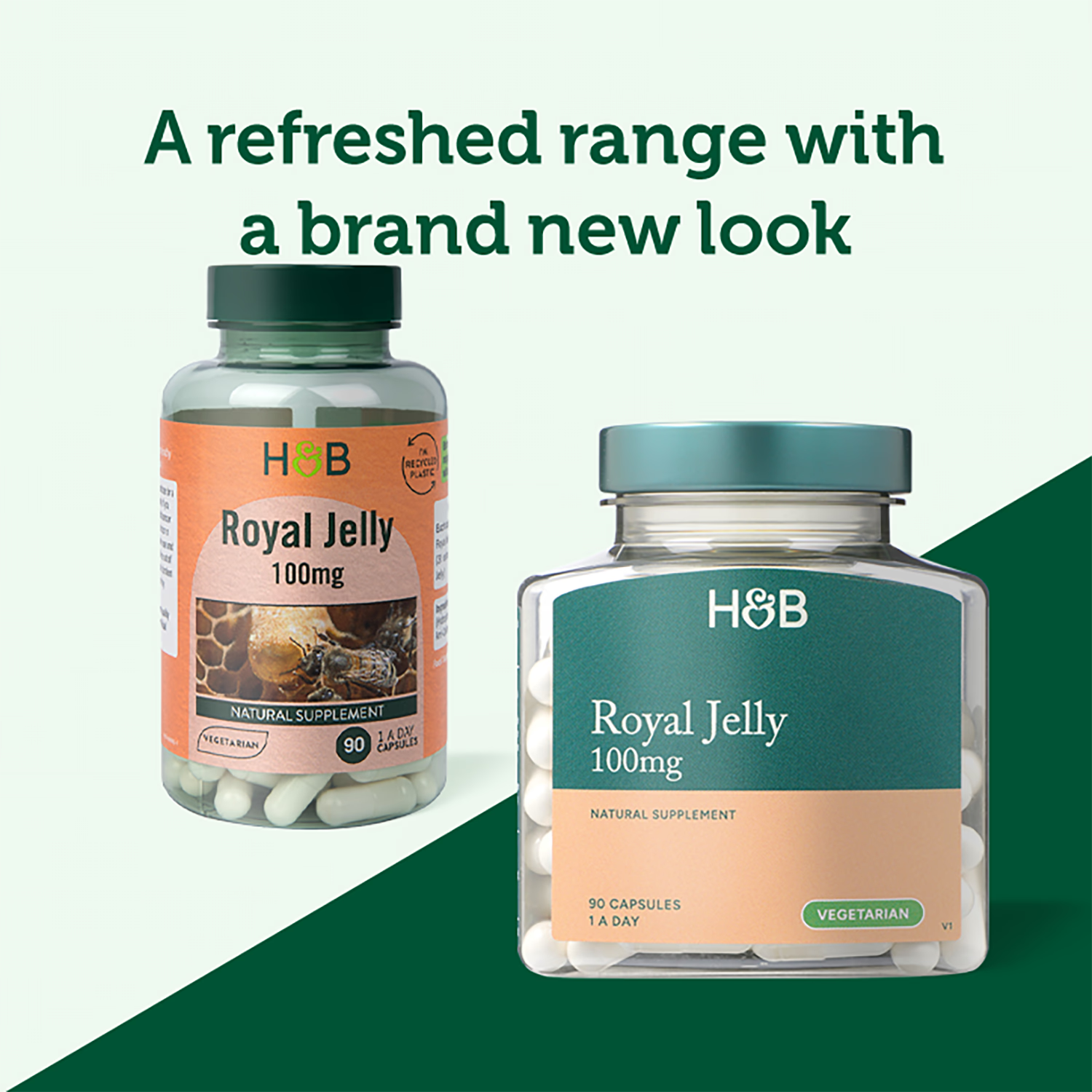 Holland & Barrett Royal Jelly 100mg 90 Capsules, imported from the UK
