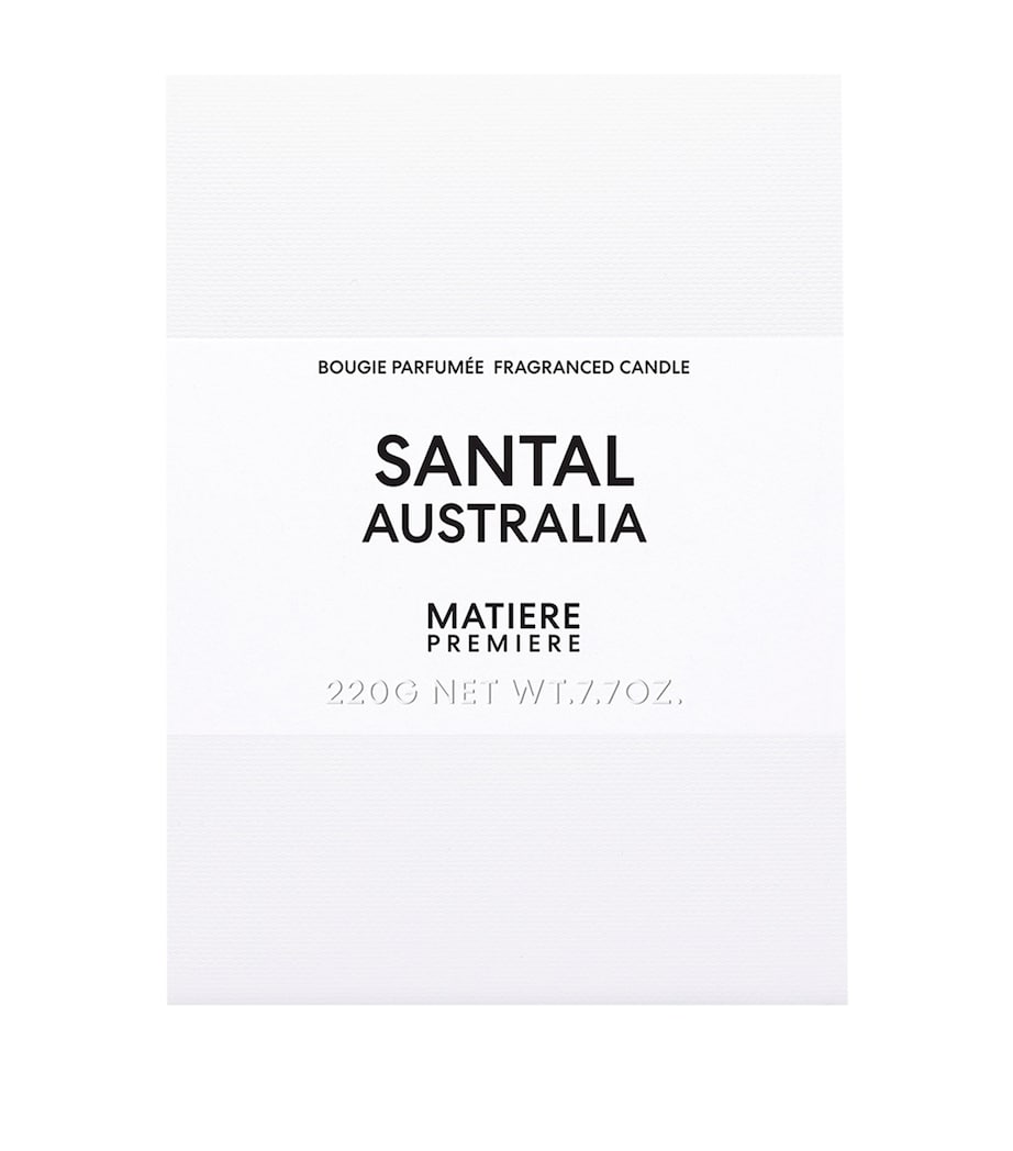 Matiere Premiere Santal Australia scented candle 220g, imported from the UK