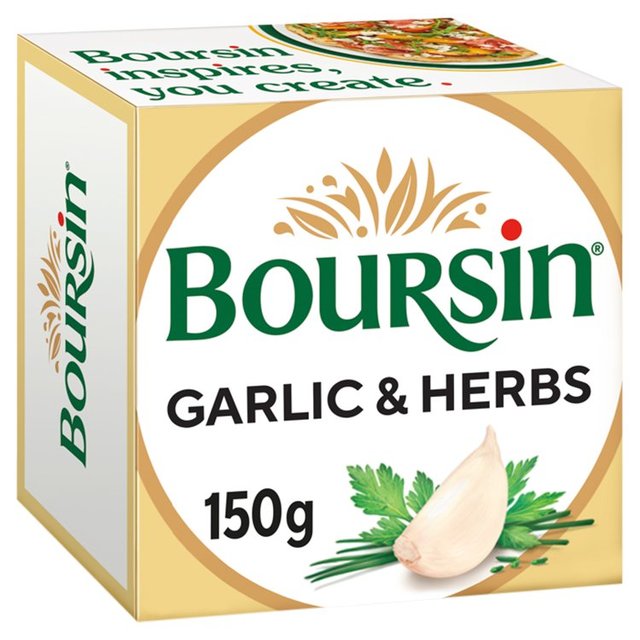 Boursin Garlic & Herbs Soft French Cheese   150g GOODS M&S   