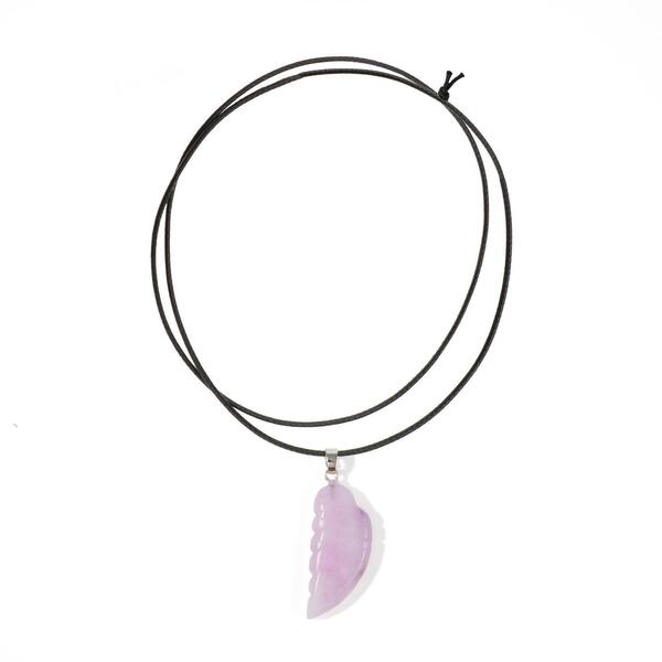 Myga angel wing pendant amethyst crystal necklace - British product