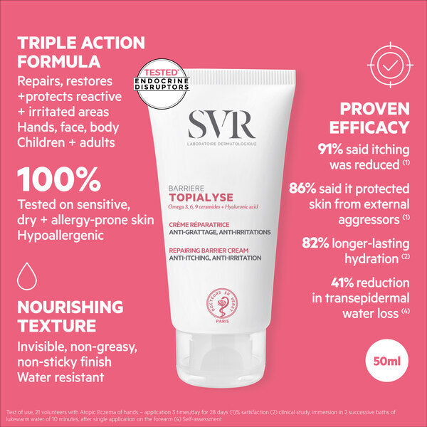 SVR Topialyse Protective Barrier Cream 50ml (British brand)
