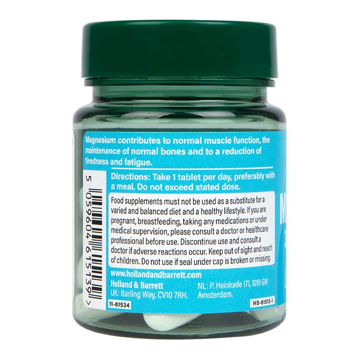 Holland & Barrett Magnesium 375mg 30 Tablets GOODS Holland&Barrett   