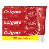 Colgate Max White One Whitening Toothpaste   3 x 75ml GOODS M&S   