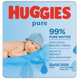 Huggies Pure 99% Water Baby Wipes Jumbo+ Pack   18 x 56 per pack GOODS M&S   