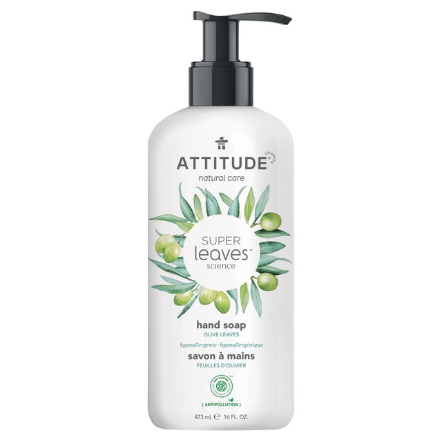 Attitude Super Leaves Hand Soap Olive Leaves & Grape Seed Oil   473ml GOODS M&S   