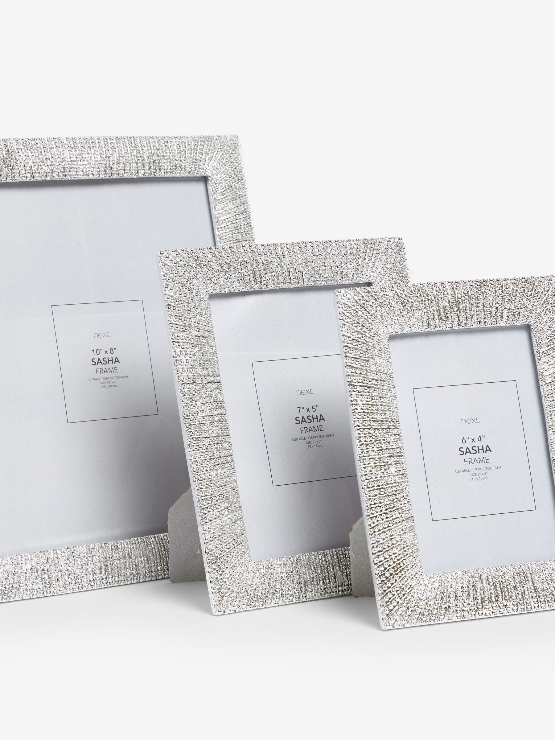 Silver diamanté photo frame (British brand)