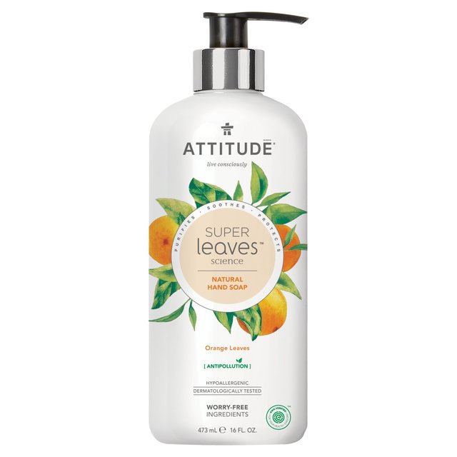 Attitude Super Leaves Hand Soap Orange Leaves   473ml GOODS M&S   