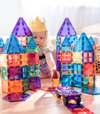 Connetix Tiles magnetic rainbow tiles creative building kit - British product