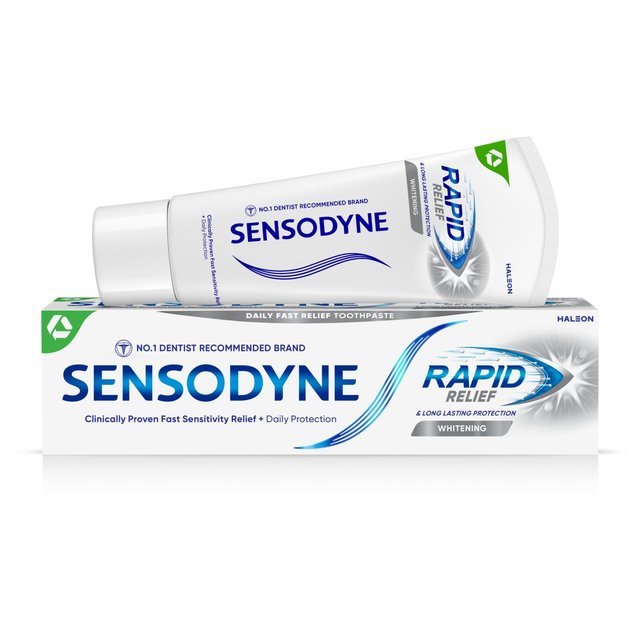 Sensodyne Rapid Relief Sensitive Whitening Toothpaste   75ml GOODS M&S   