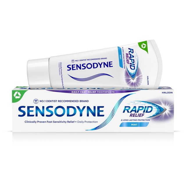 Sensodyne Sensitive Rapid Relief Mint Toothpaste   75ml