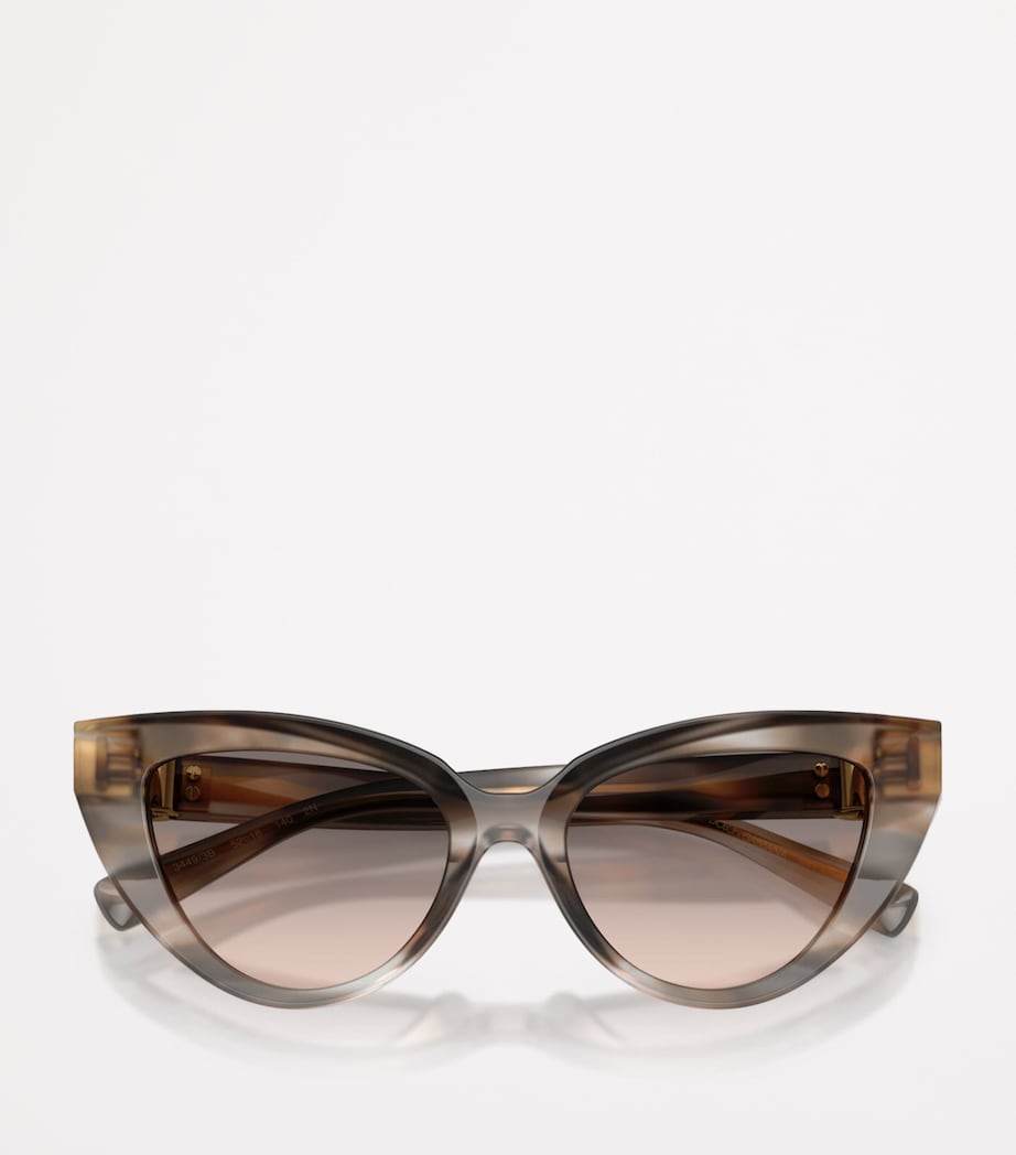 Dolce&Gabbana cat eye sunglasses acetate gold-tone (British brand)