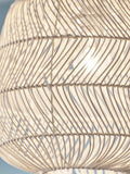 Ceiling light shade Natural Tahiti easy fit 27cm height, UK version