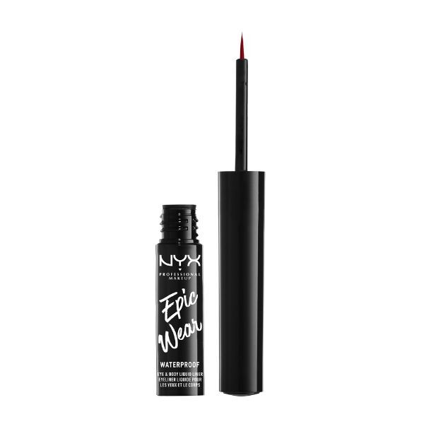 NYX Professional Makeup Epic Wear Semi Perm Liner Black GOODS Superdrug Red 7  