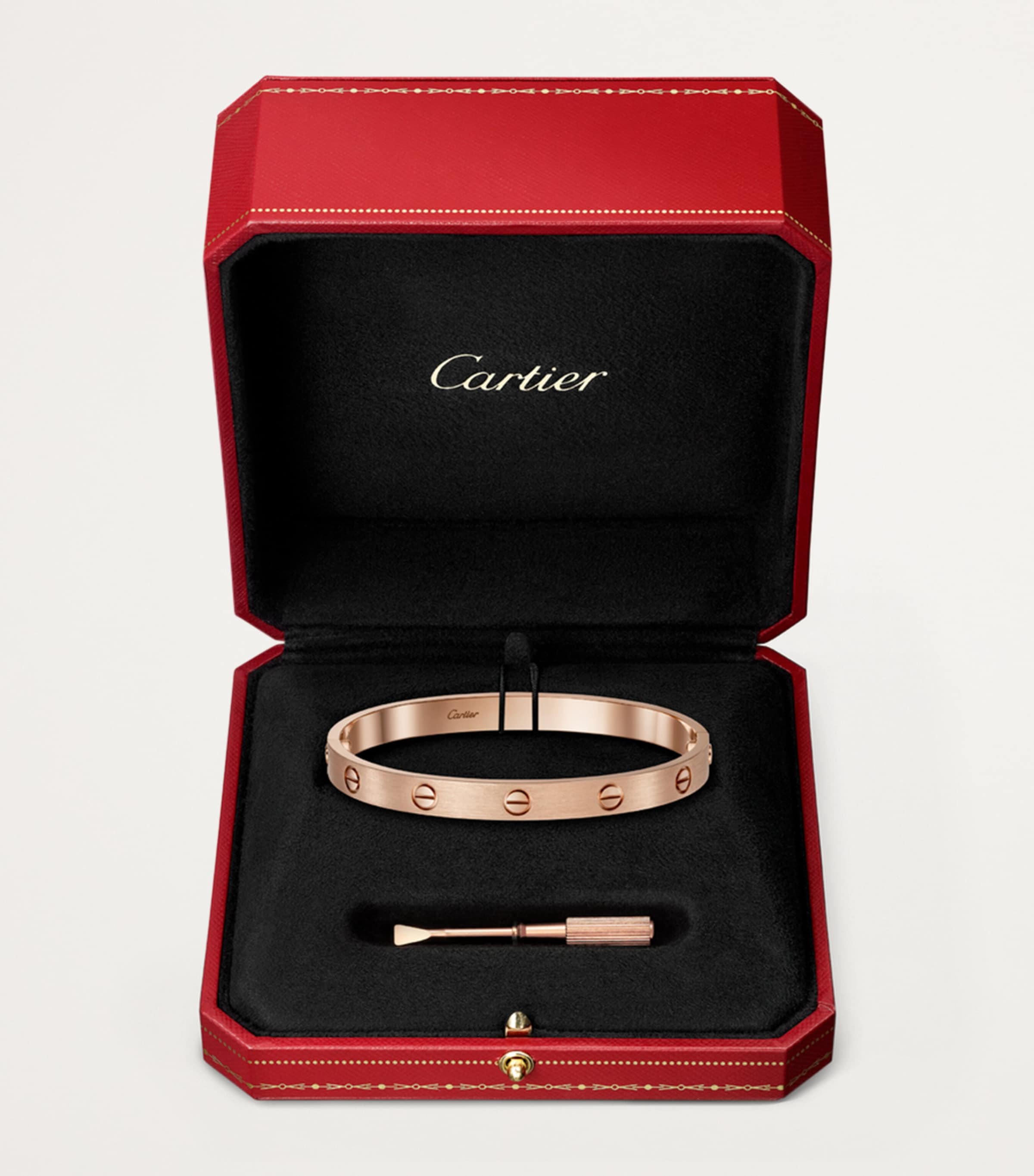 Cartier LOVE rose gold bracelet 18k 6.1mm (British brand)