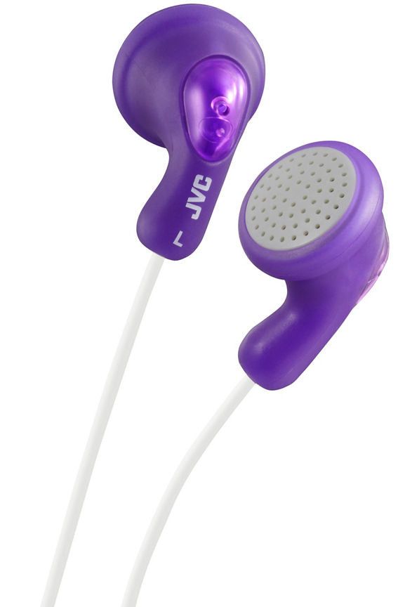 JVC Gumy Earphones F14 Grape Violet General Household ASDA   