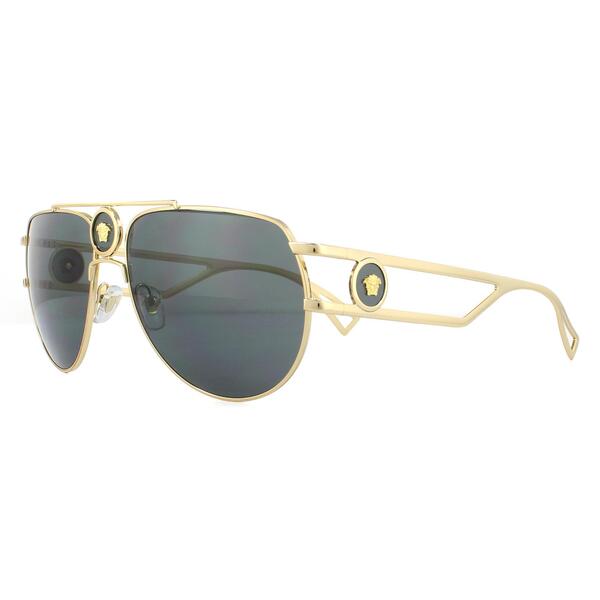 Versace VE2225 gold unisex sunglasses - British product