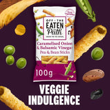 Off The Eaten Path Balsamic Vinegar Bean Sticks Sharing Bag Crisps   100g GOODS M&S   