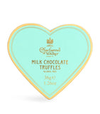 Charbonnel et Walker milk chocolate truffles mini heart 34g - British product
