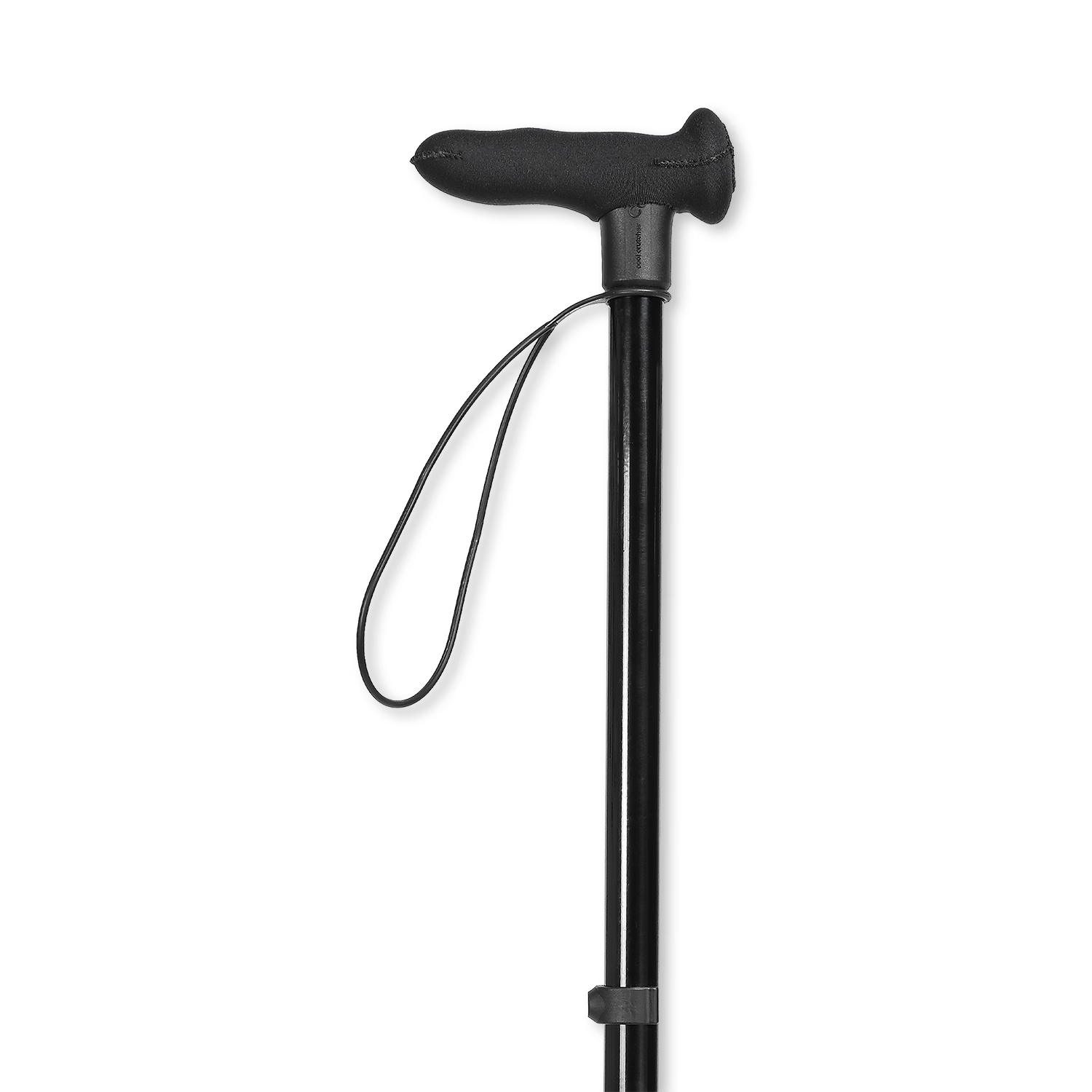 Cool Walking Sticks ergonomic left-hand walking stick black, UK version
