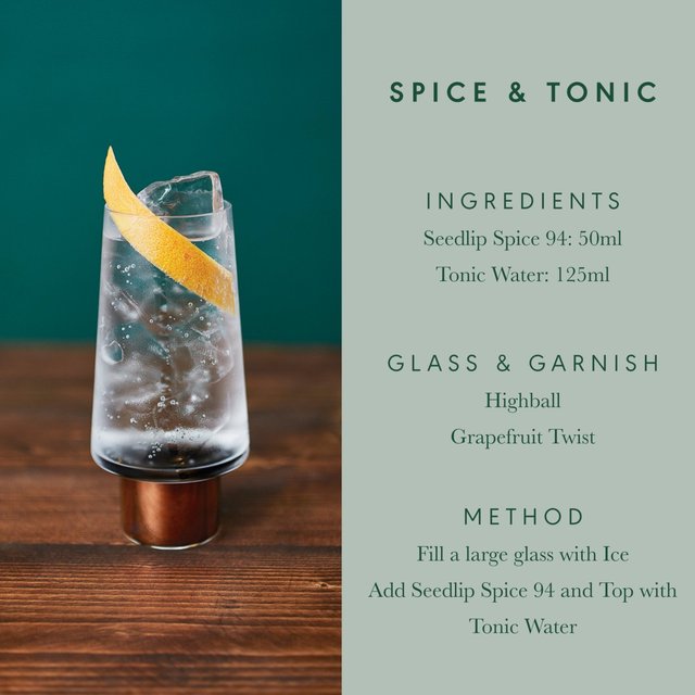 Seedlip Spice 94 Non-Alcoholic Spirit   70cl GOODS M&S   