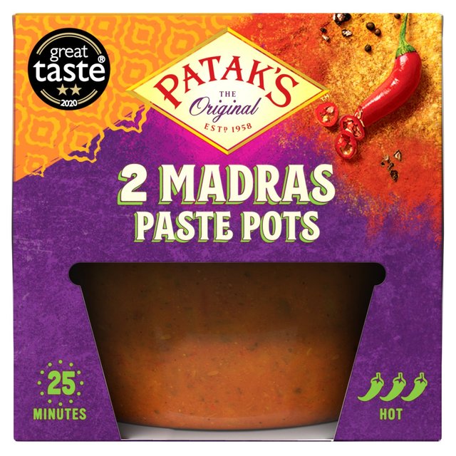 Patak's Madras Curry Paste Pot   2 x 70g GOODS M&S   