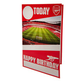 Arsenal FC Birthday Card With Stickers (22cm x 15cm) GOODS Superdrug   