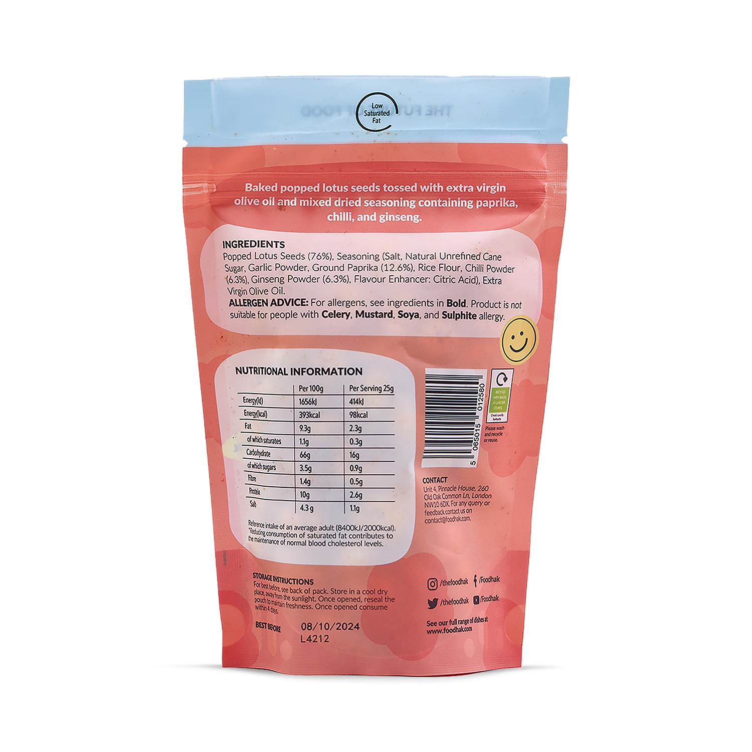 POPHAKS snack Chillimon Ginseng, imported from the UK