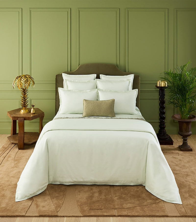 Yves Delorme Batiste Amande super king fitted sheet 180x200cm - British product