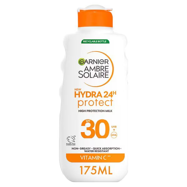 Garnier Ambre Solaire Hydra 24 SPF 30 Sun Cream 175ml, UK version
