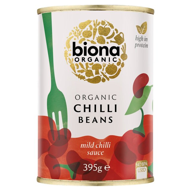 Biona Organic Red Kidney Beans in Chilli Sauce   400g GOODS M&S   