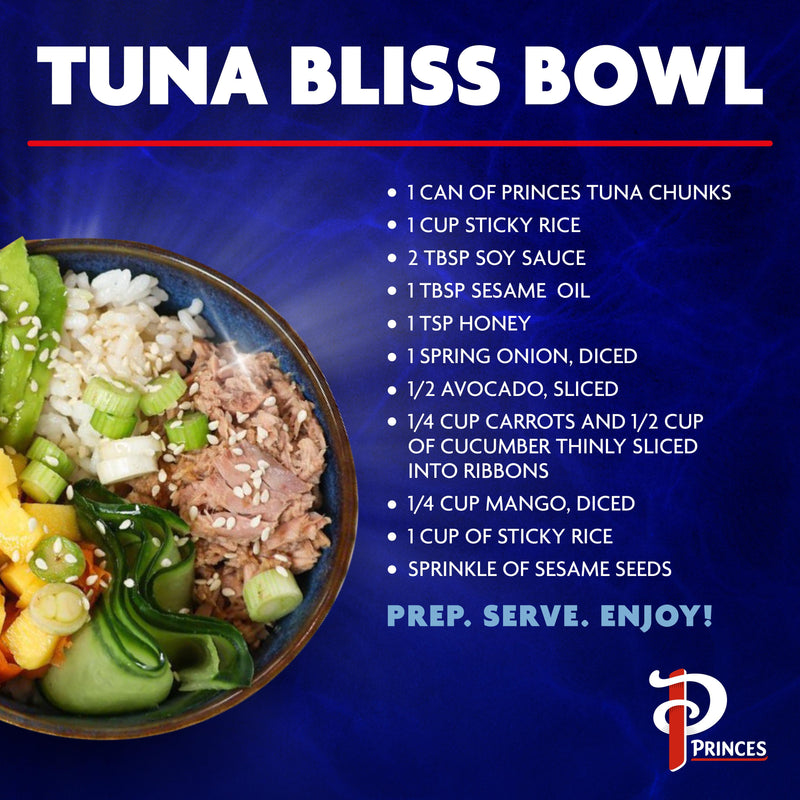 Princes Tuna Chunks in Sunflower Oil 4x145g, imported from the UK