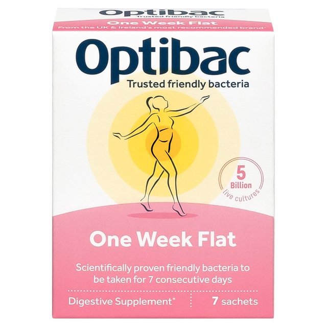 Optibac Probiotics One Week Flat 7 Sachets   7 per pack